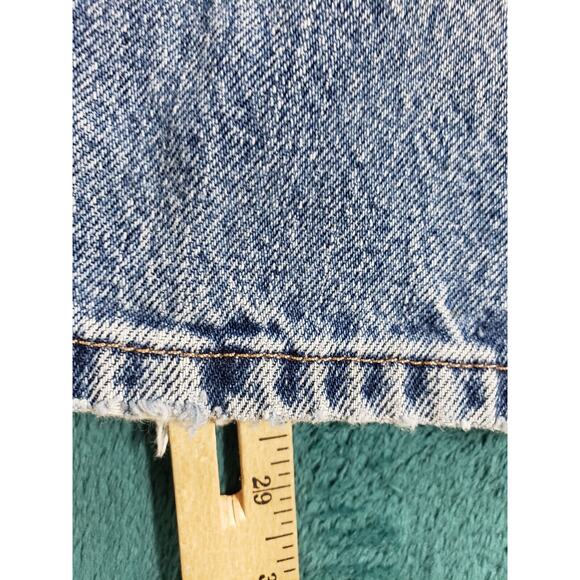 Lee Jeans Sz 32x29 Mens Blue Stretch Pants Denim Casual Comfort Light Straight - Picture 12 of 16